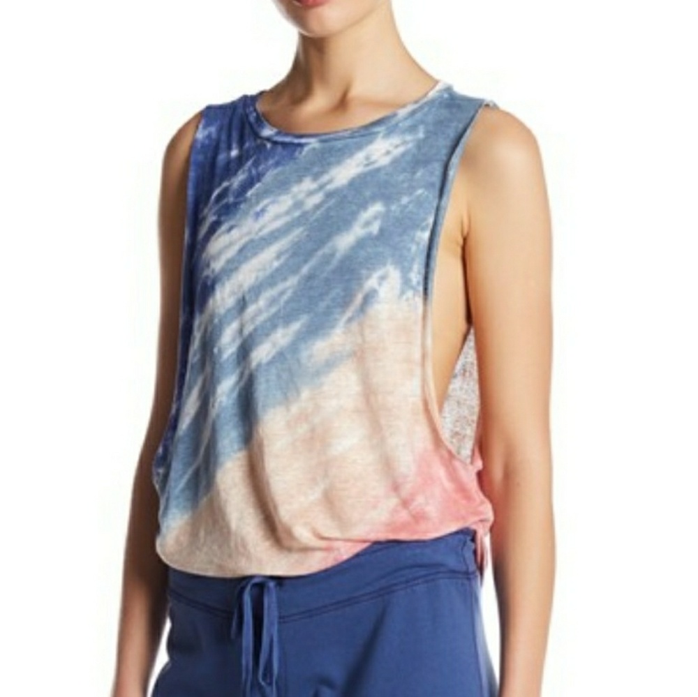 Linen muscle tank